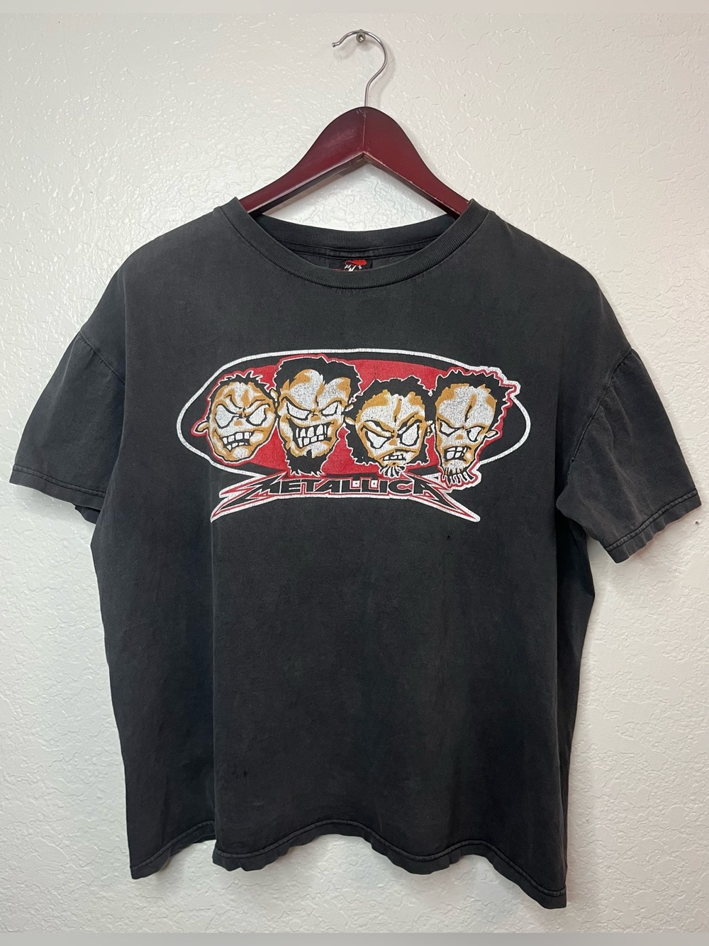 Vintage Metallica Cartoon Band Tee M2K Tour Size Medium